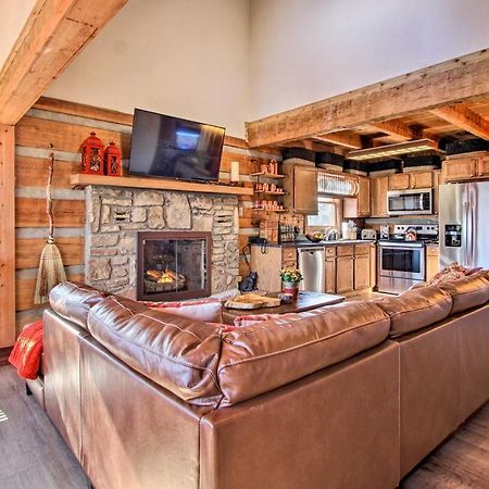 Panoramic-View Gatlinburg Cabin With Private Hot Tub Exterior foto