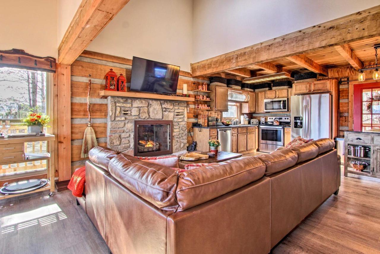 Panoramic-View Gatlinburg Cabin With Private Hot Tub Exterior foto