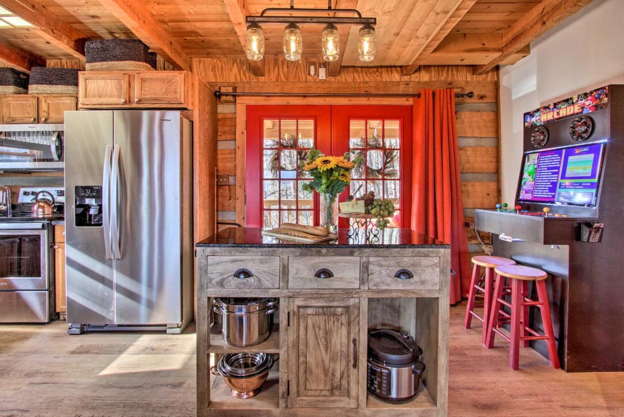 Panoramic-View Gatlinburg Cabin With Private Hot Tub Exterior foto
