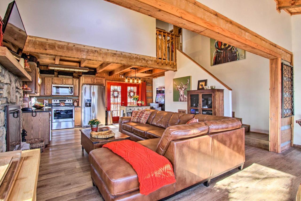 Panoramic-View Gatlinburg Cabin With Private Hot Tub Exterior foto