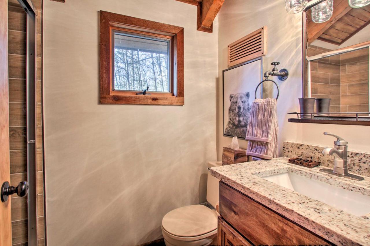 Panoramic-View Gatlinburg Cabin With Private Hot Tub Exterior foto
