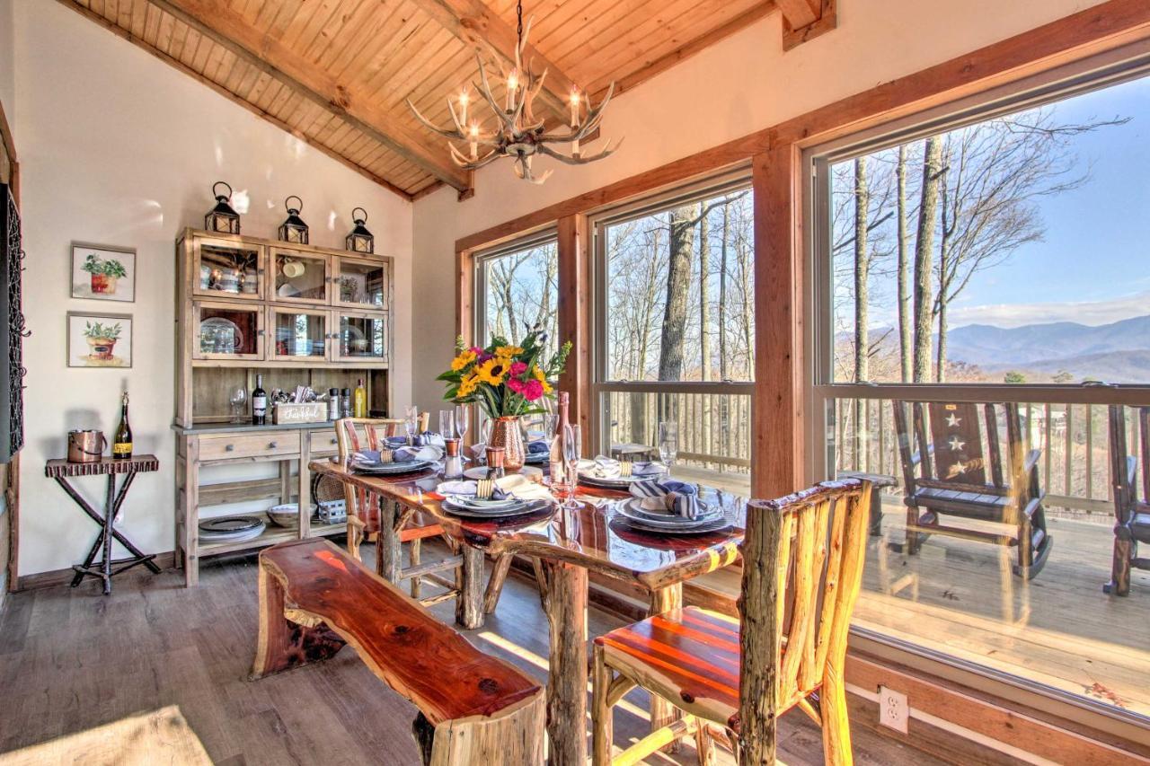 Panoramic-View Gatlinburg Cabin With Private Hot Tub Exterior foto
