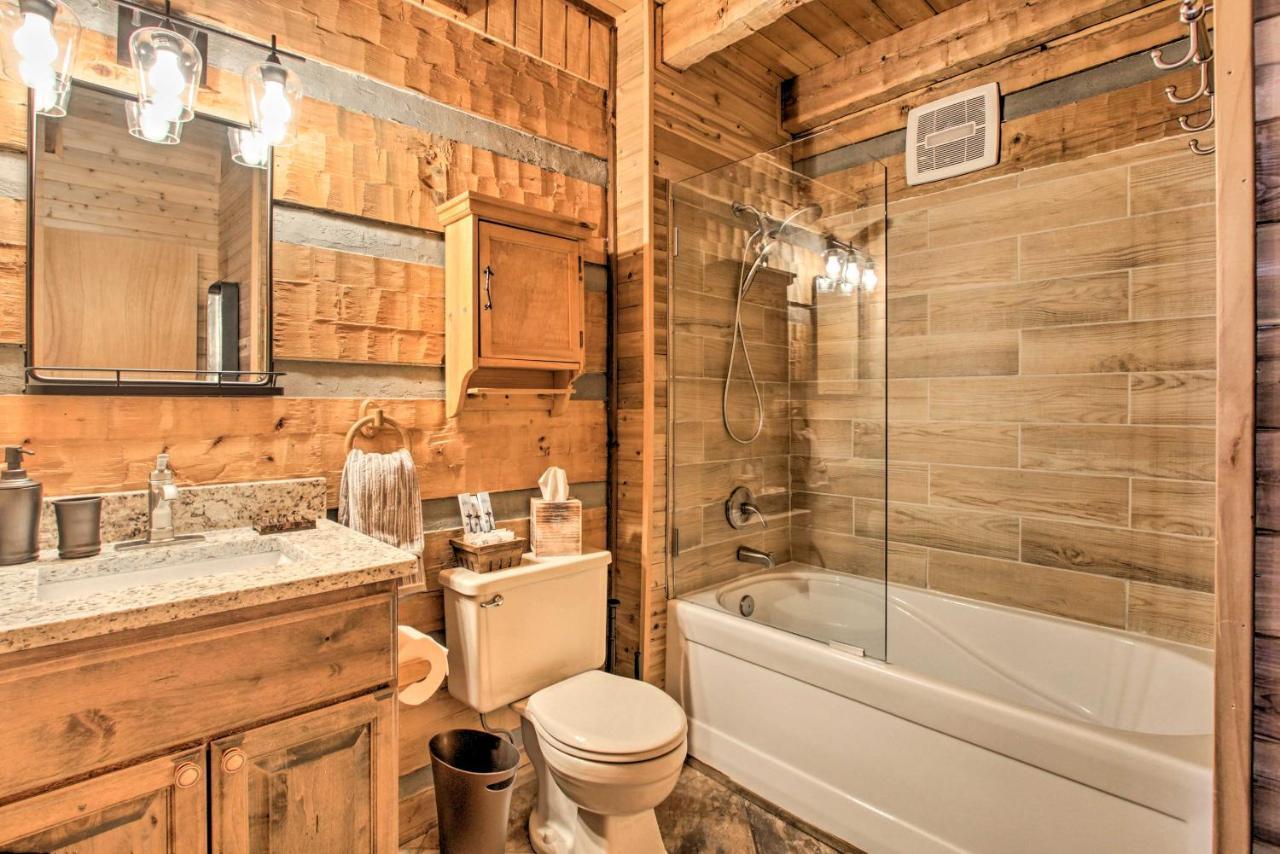 Panoramic-View Gatlinburg Cabin With Private Hot Tub Exterior foto