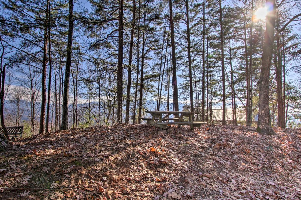 Panoramic-View Gatlinburg Cabin With Private Hot Tub Exterior foto